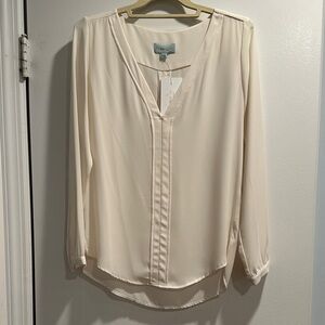 Brand New Veronica M Elegant Cream Blouse